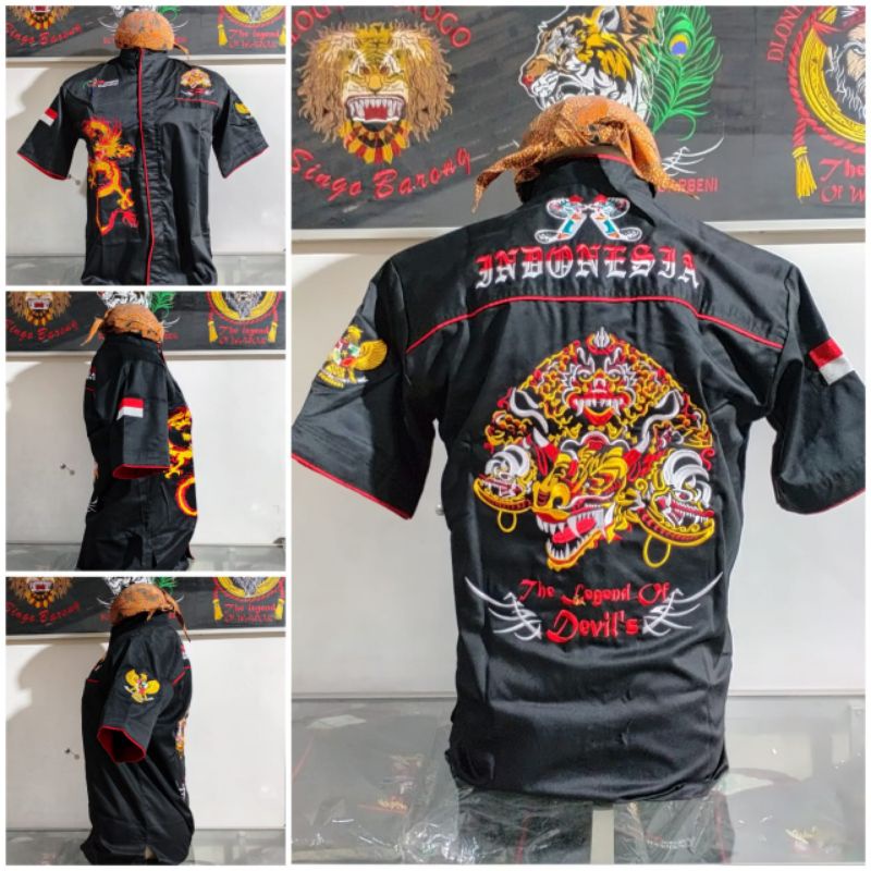 baju jaranan full bordir/ Hem Jaranan Thek(bisa bayar di tempat)