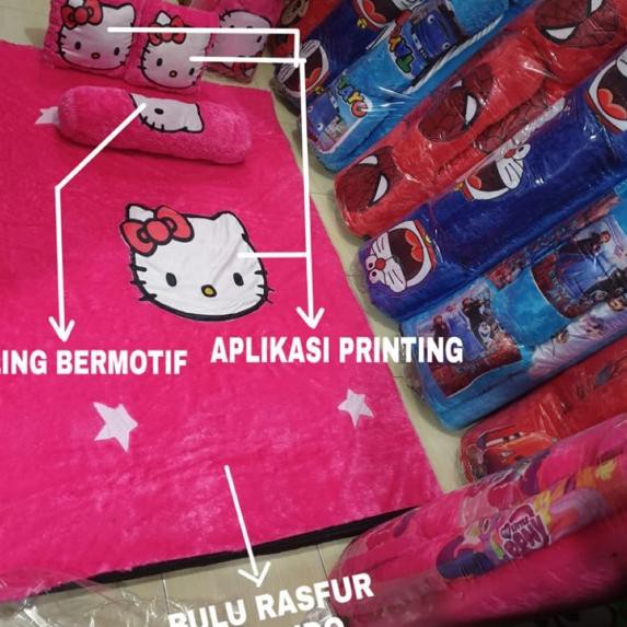 ❤ Promo 12.12 ❤ SURPET KASUR BULU TEBAL 5cm RASFUR KARAKTER BUSA ROYAL ❤