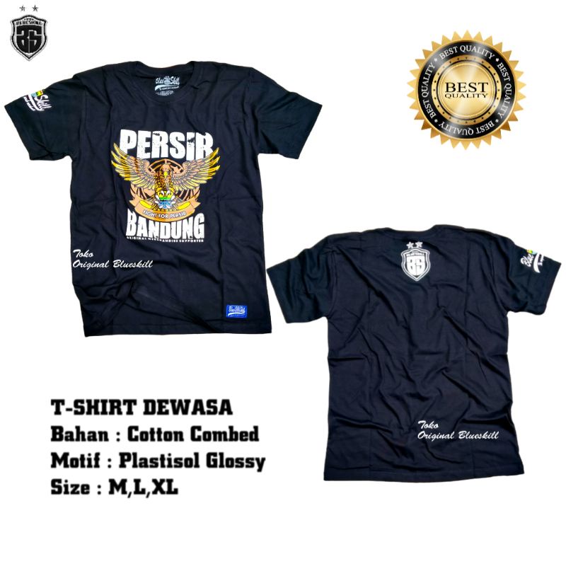 Baju persib bandung / pakaian pria dan wanita persib / atasan kaos persib / kaos bobotoh persib bandung / kaos originalblueskill terbaru