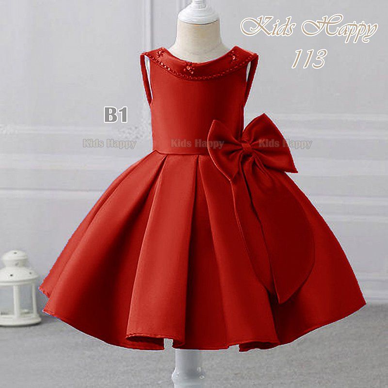 Baju Imlek Anak Kecil Cewek Perempuan Dress Baju Pesta Ulang Tahun Party Anak Kecil Cewek Girls Kids