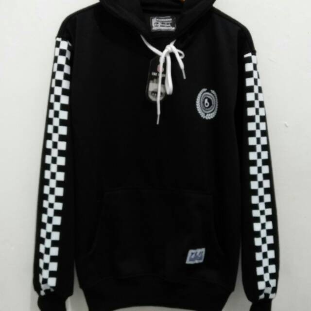 TERMURAH !! SWEATER HOODIE LIST CATUR / SWEATER HOODIE HITAM CATUR