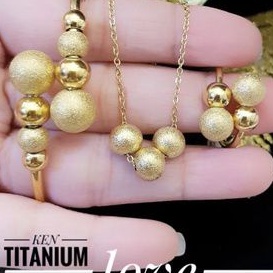 TiTanium set perhiasan wanita Y05