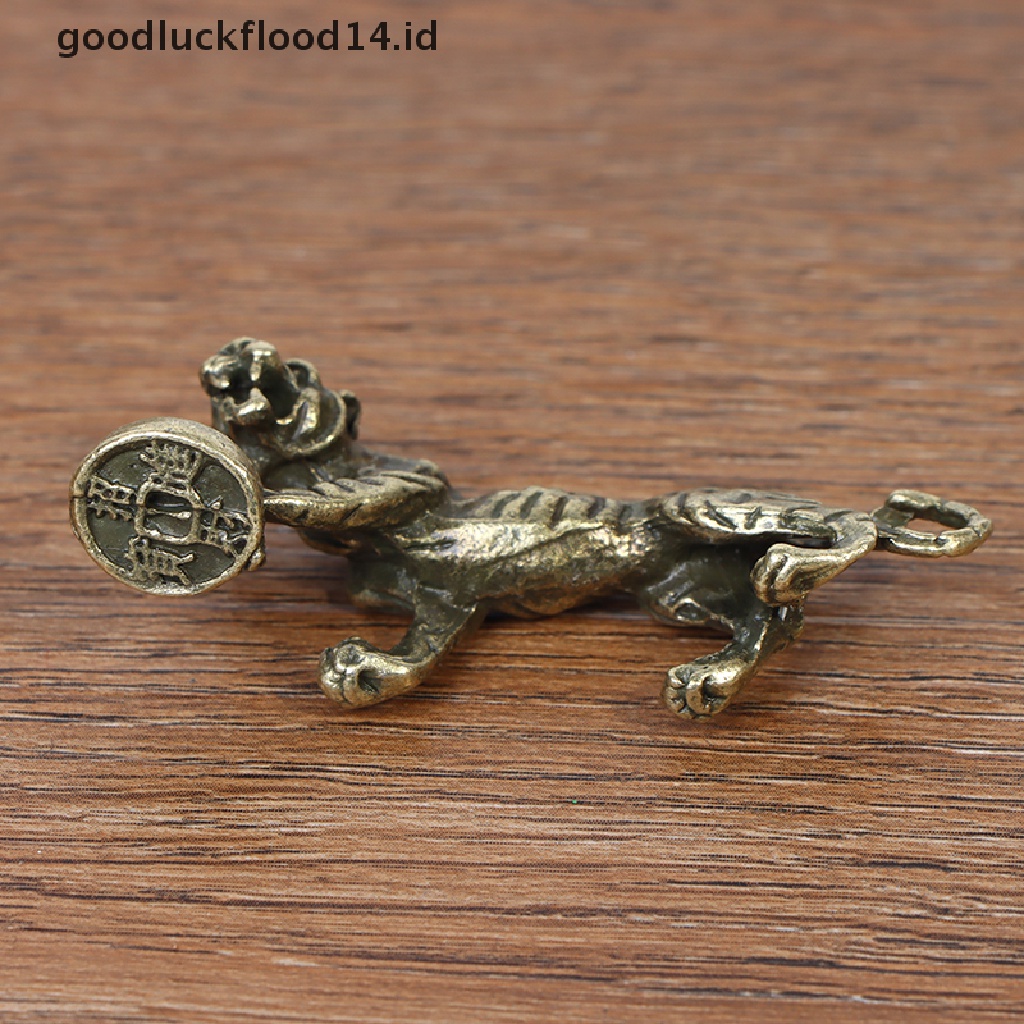 [OOID] Tiger Chinese Zodiac 2022 New Year Brass Tiger Year of The Tiger Home Decor ID