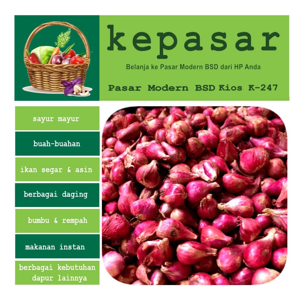 

Bawang Merah 250g - Kepasar Pasar Online