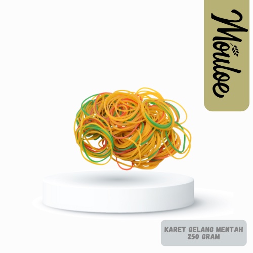 KARET GELANG MENTAH 250GR | Mouloemart | karet gelang serbaguna