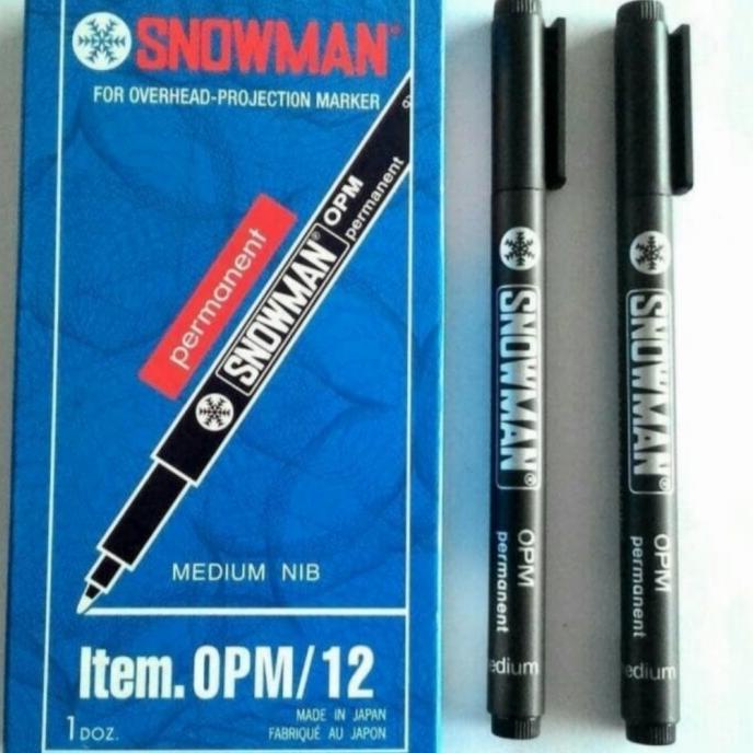 

Spidol Permanent Snowman Opm Medium Nib