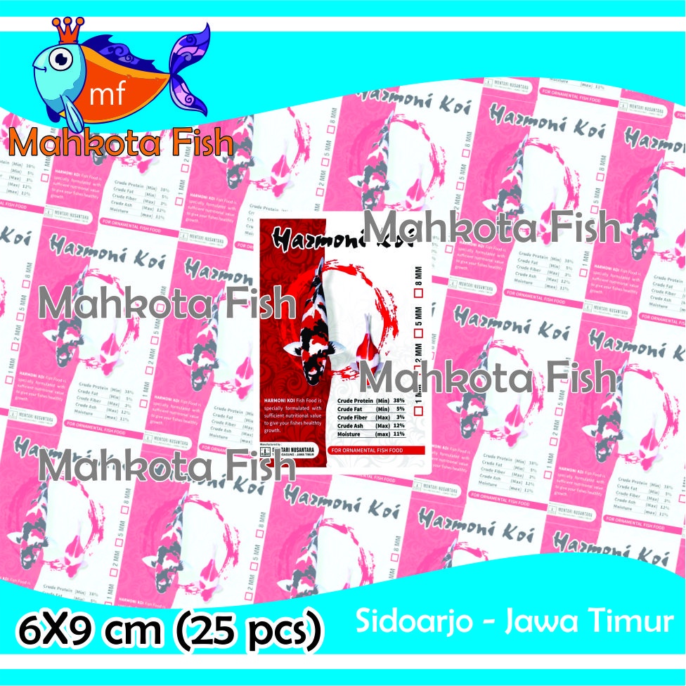 Stiker Repack HARMONI KOI | Stiker Harmoni Koi