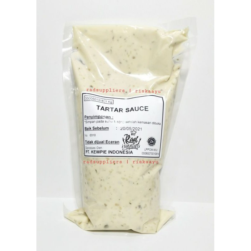 

Kewpie Tartar Sauce 1kg, Best Seller Sauce Tartar..
