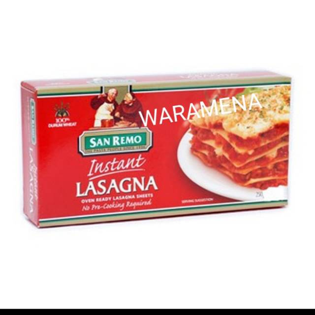 

San Remo Pasta Lasagna Siap Saji