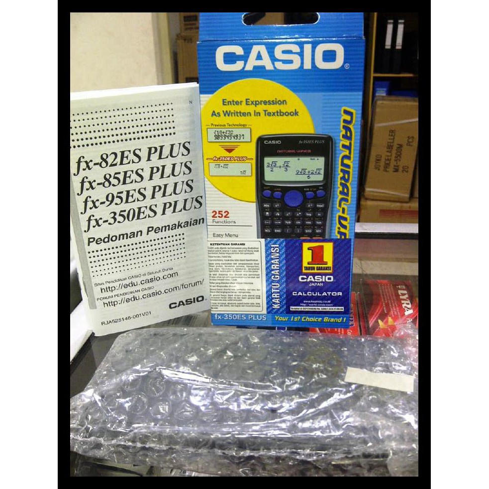 

Hot Product Kalkulator Scientific Casio Fx 350Es Plus Keren