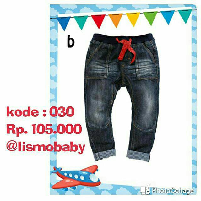 Celana jeans anak laki-laki impor merk oshkosh b'gosh
