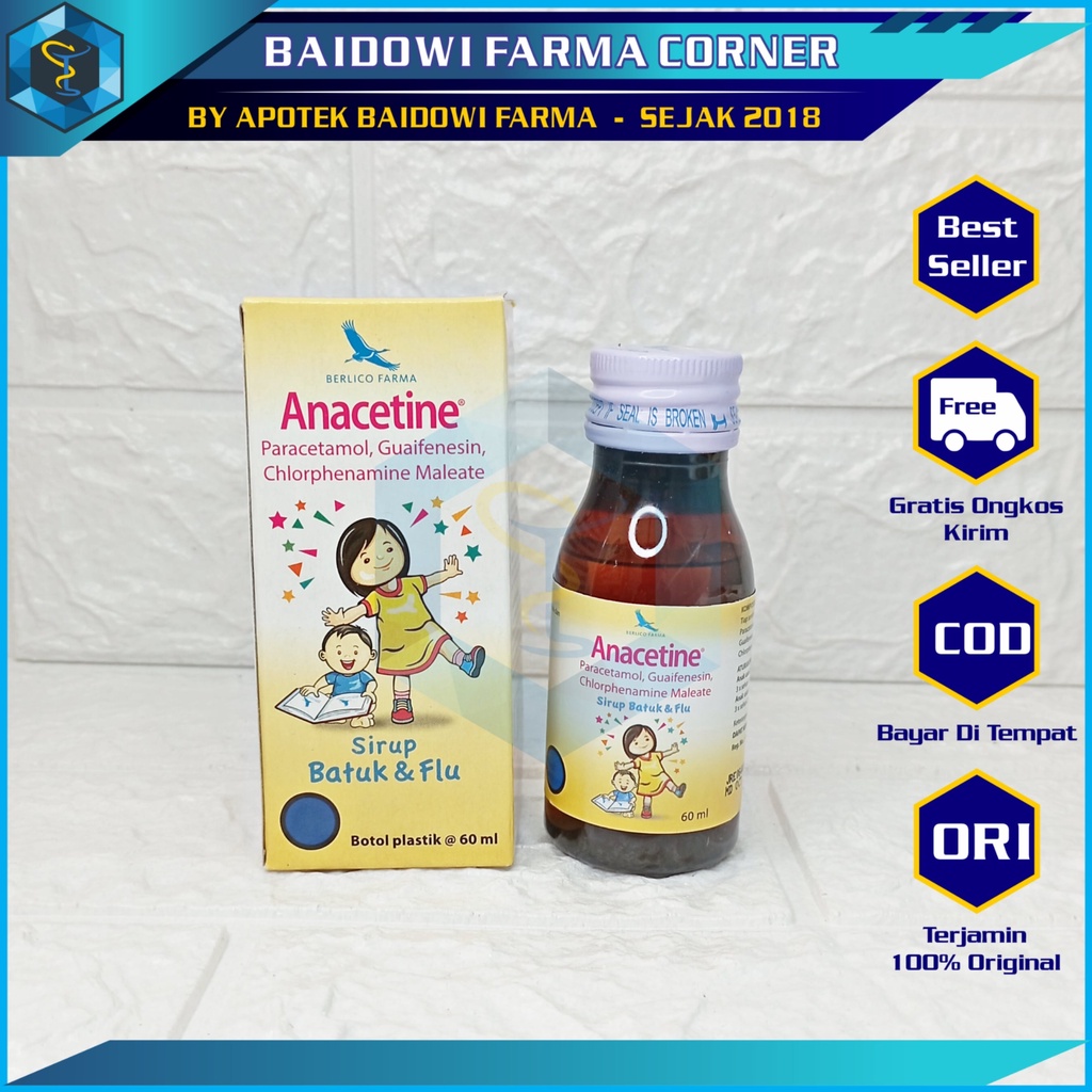 ANACETINE SYRUP 60ML