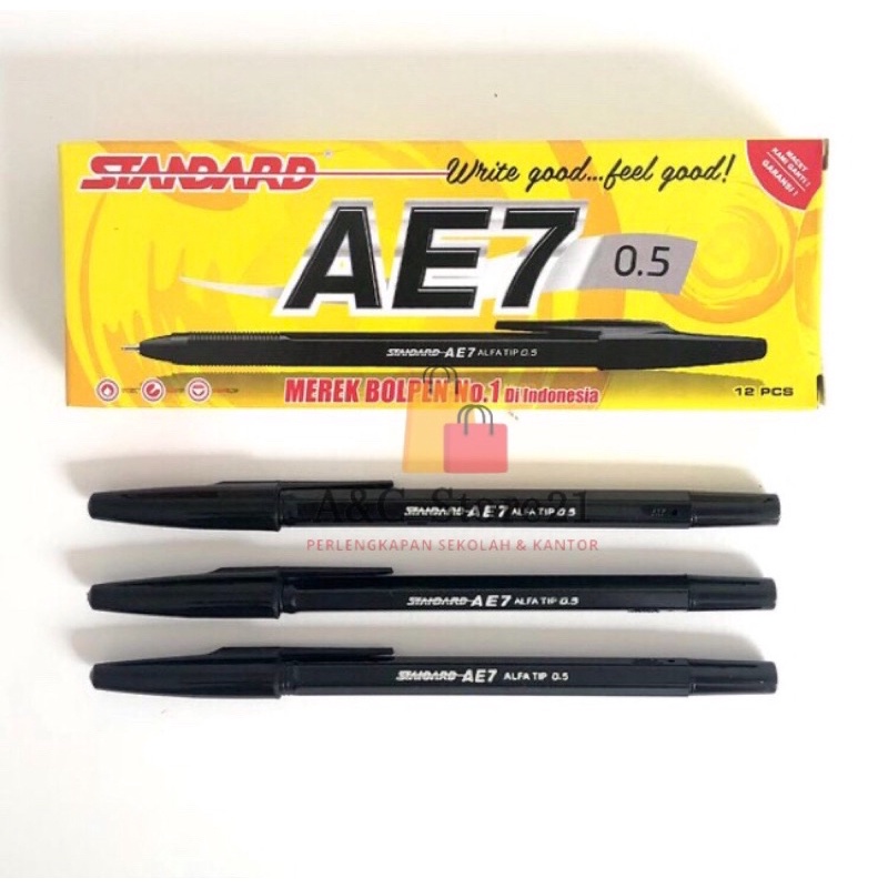 

PULPEN STANDAR AE7 0.5mm 3 VARIAN WARNA