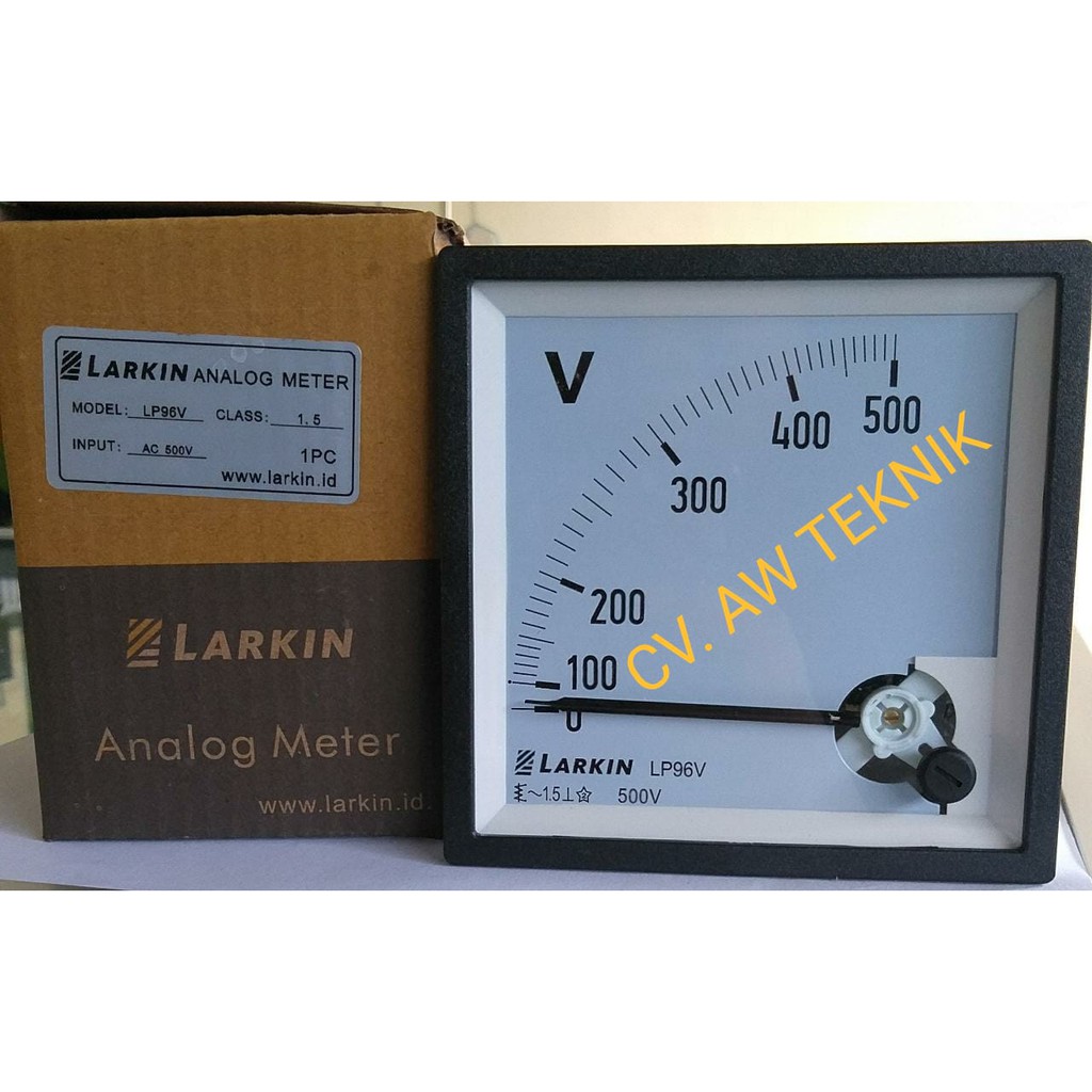 Analog AC Voltmeter LP-96V 0-500V ( LARKIN )