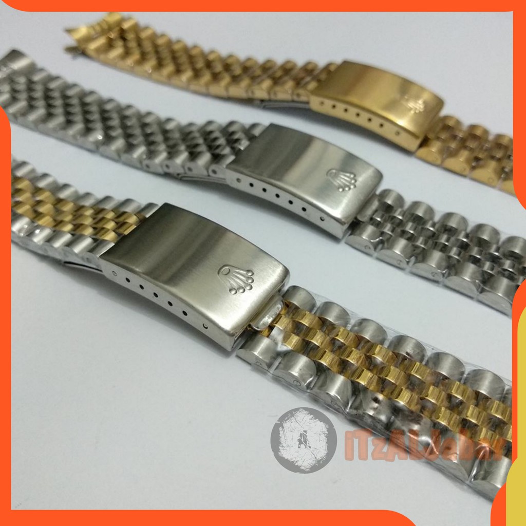 Tali jam Rolex Datejust 20mm Strap tali jam rantai Rolex 20mm