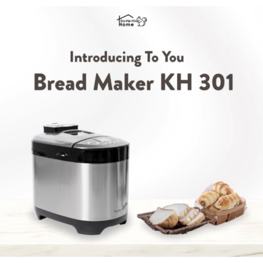 Kurumi Home Bread Maker - Mesin Pembuat Roti KH-301