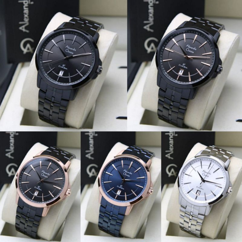 Jam Tangan Pria Alexandre Christie Ac 8655 Md Original Garansi Resmi