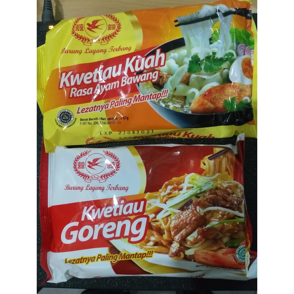 

KWETIAU INSTANT goreng / kuah cap walet / burung layang