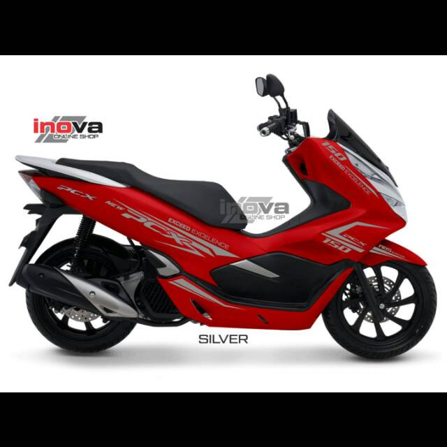 Pcx cutting stiker merah