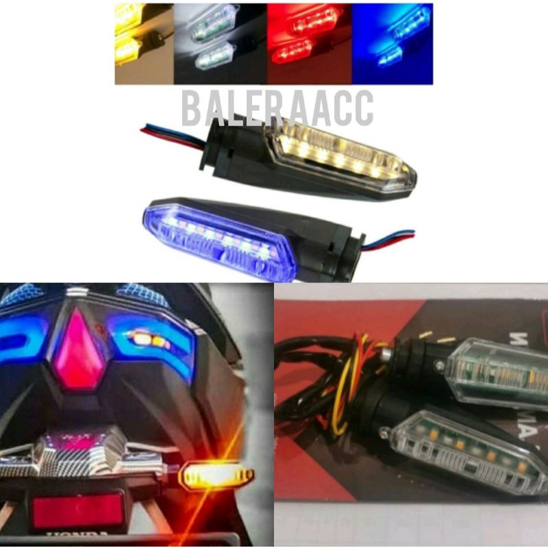 Lampu Sen Vario ADV CB150R CBR150R Led Running 2in1