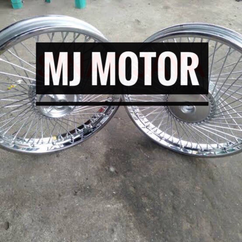 Velg setel Jari-jari seribu motor bebek dan custom Supra, Kharisma (Free Stel velg)
