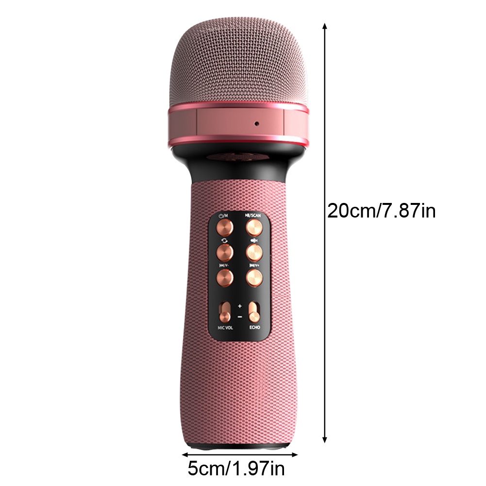 Mic Karaoke Wireless Microphone KTV Mikrofon Speaker Mikrofon Wireless Bluetooth Karaoke Player