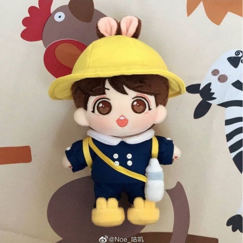 kindergarten jungkook doll 20cm fullset + baju