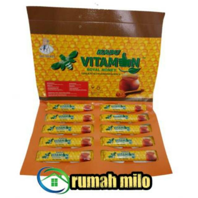 Madu Vitamin Royal Honey Malaysia Dg Tongkat Ali Dan Guarana 1 Papan Indonesia