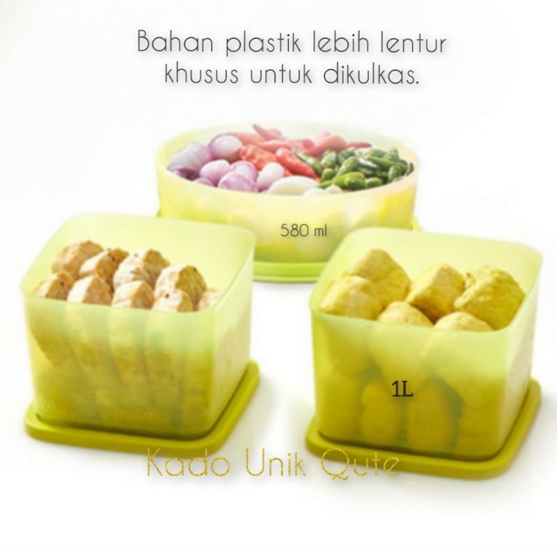 Fresh Lime Medium Square/Large Handy Bowl