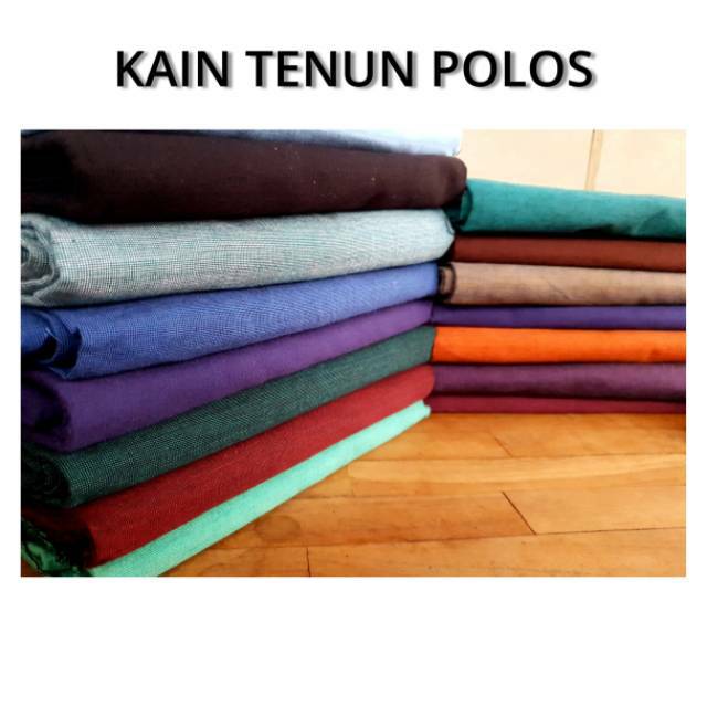 Kain Tenun Polos