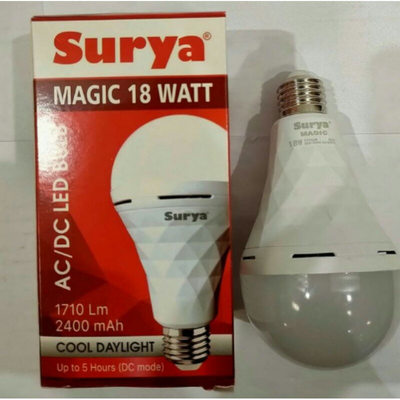 Lampu Emergency SURYA MAGIC 18 Watt/Lampu Darurat/Lampu Otomatis