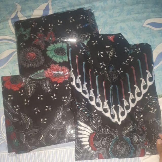 Maura Couple - Sania Ruffle Batik Couple Ori Ndoro Jowi Garansi Termurah Shopee - Batik Modern Solo