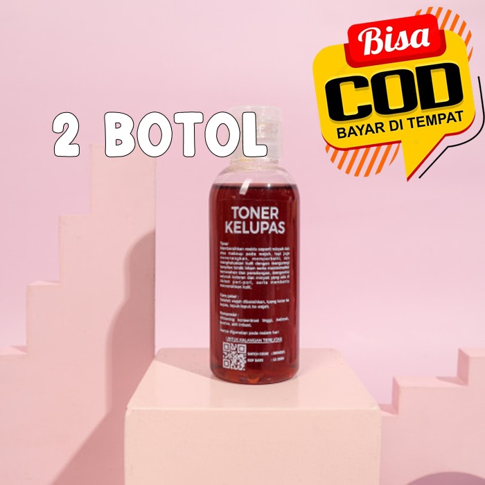 PUTIH GLOWING DALAM 3 HARI / PAKET KELUPAS 2 botol  / CREAM KELUPAS / TONER KELUPAS / PAKET FLEK TER