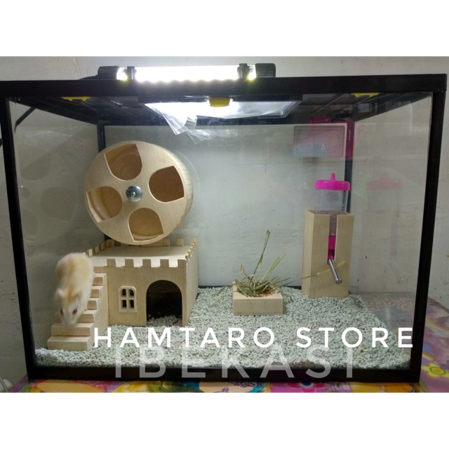 Paket rumah mainan hamster tanpa aquarium