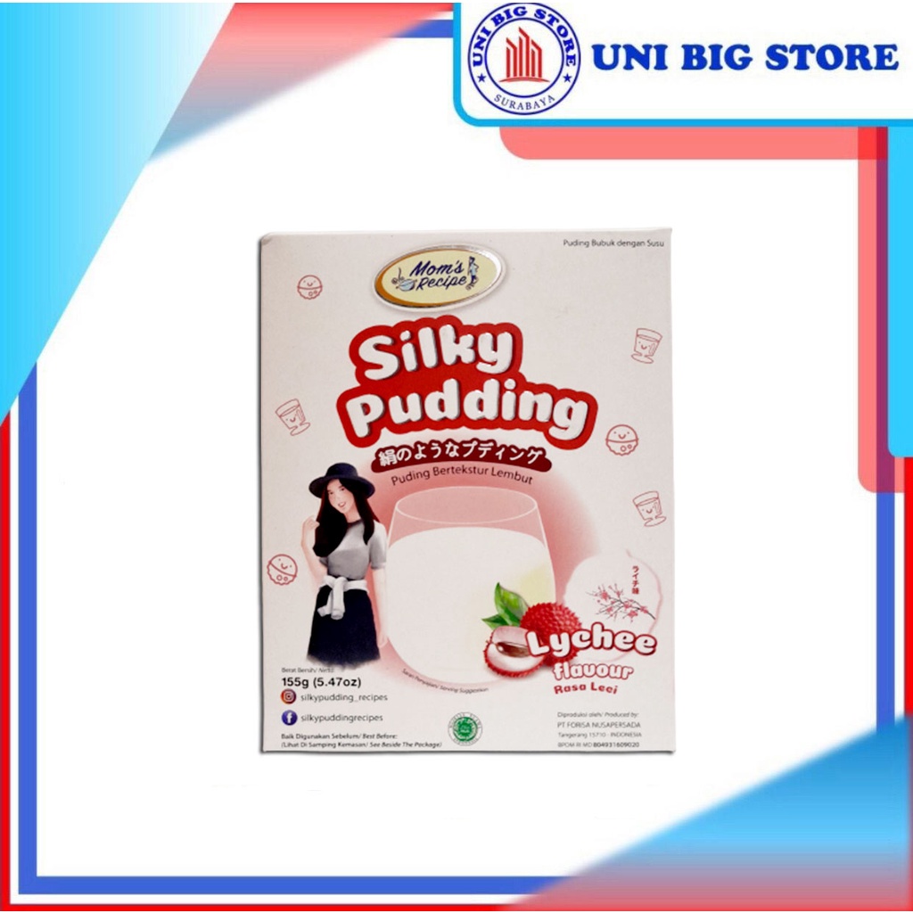 

Silky Pudding Lychee Forisa 155 g PUYO Puding Susu Leci Lechi Mom's Recipe