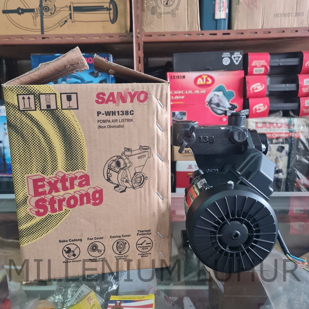 Pompa air Sanyo PWH 138C non otomatis