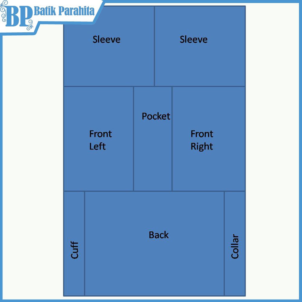 DISKON Kain Batik Tulis Kemeja PK-161