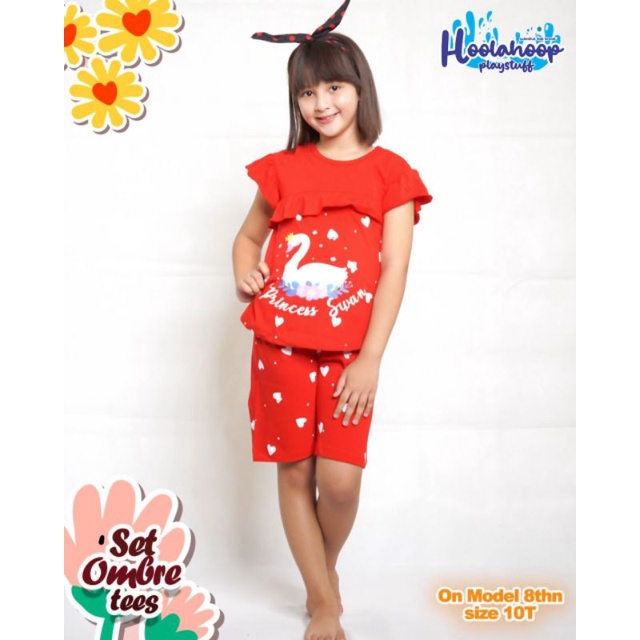 HOOLAHOOP OMBRE TEES SET Size : 2-10T