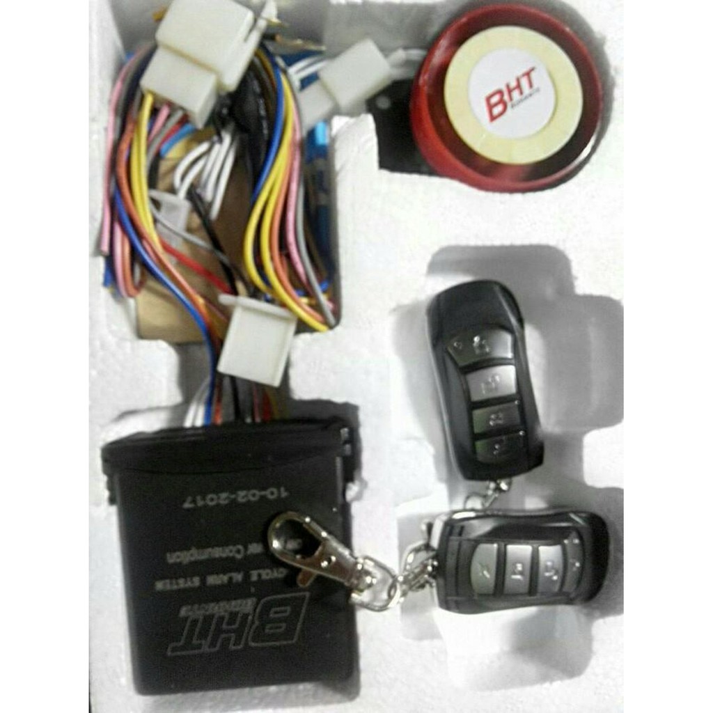 alarm motor anti maling sensor sentuh - remot bisa starter dari jarak jauh dan mencari motor