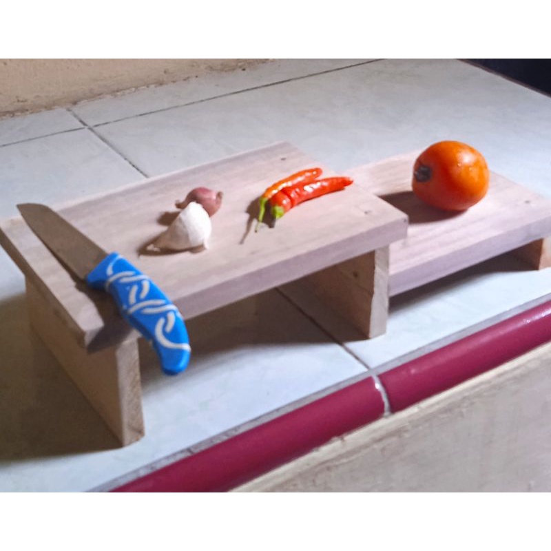 Talenan unik murah / Tatakan Kayu / Tempat Mengiris Bumbu Dapur / Tatakan Bumbu Dapur