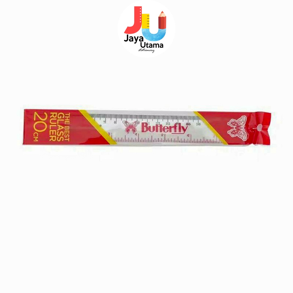 

Penggaris Plastik 20 Cm Butterfly