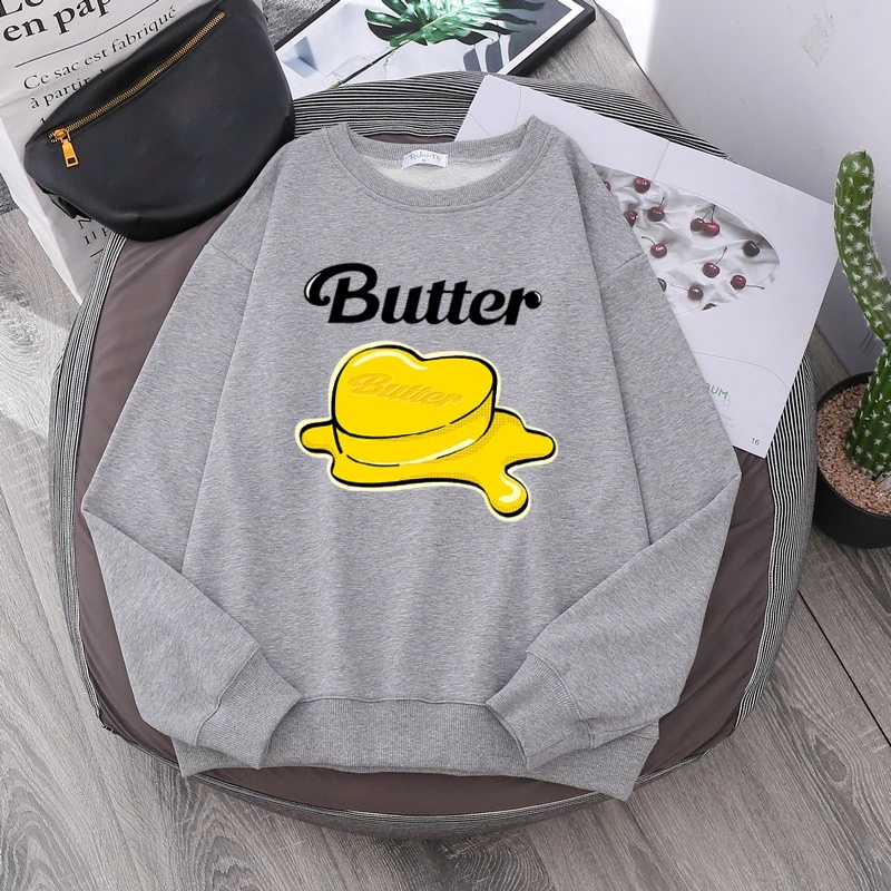 Hoodie KPop BTS Butter Murah Tebal Sweater Butter M XXL Wanita Dewasa Oversize Jaket Hodie Butter Anak Perempuan Jimin Taehyung Hoodie Bangtanboys Butter Hodie BTS Butter Original Terbaru Jaket BTS Butter Army Bangtan Boy KPop BTS