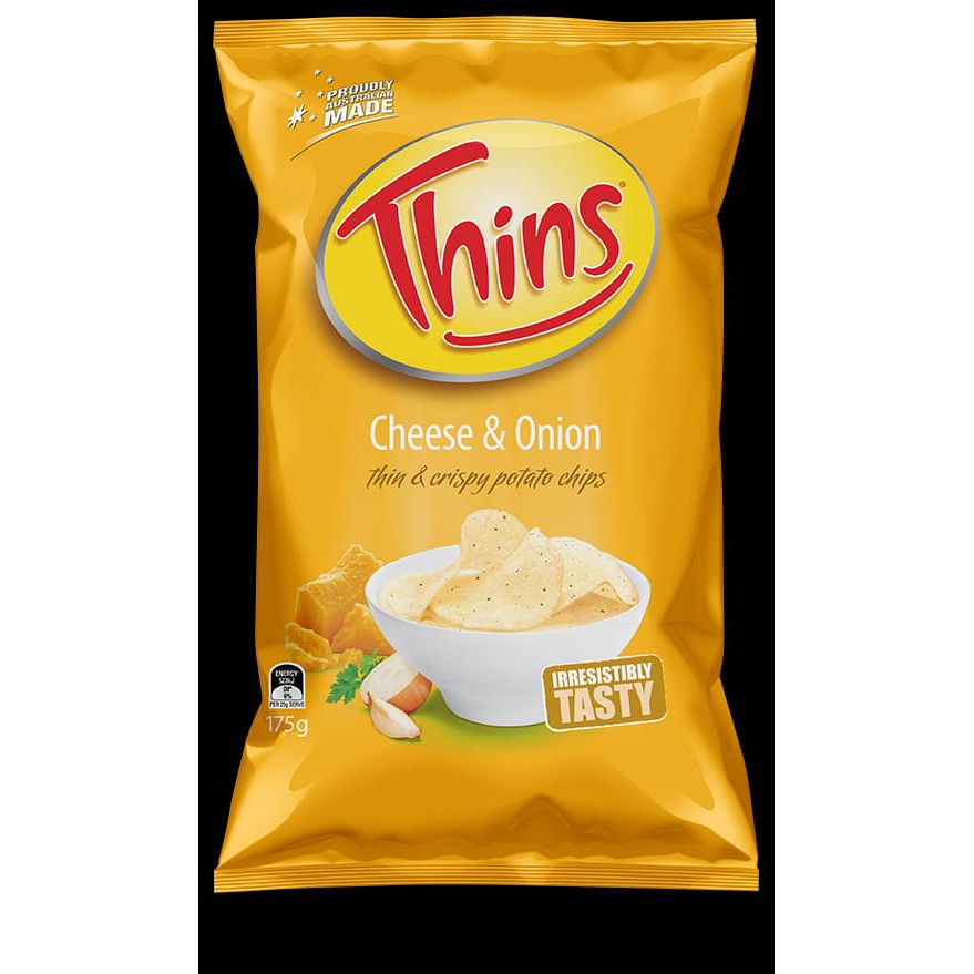 

Thins Cheese & Onion Flavor