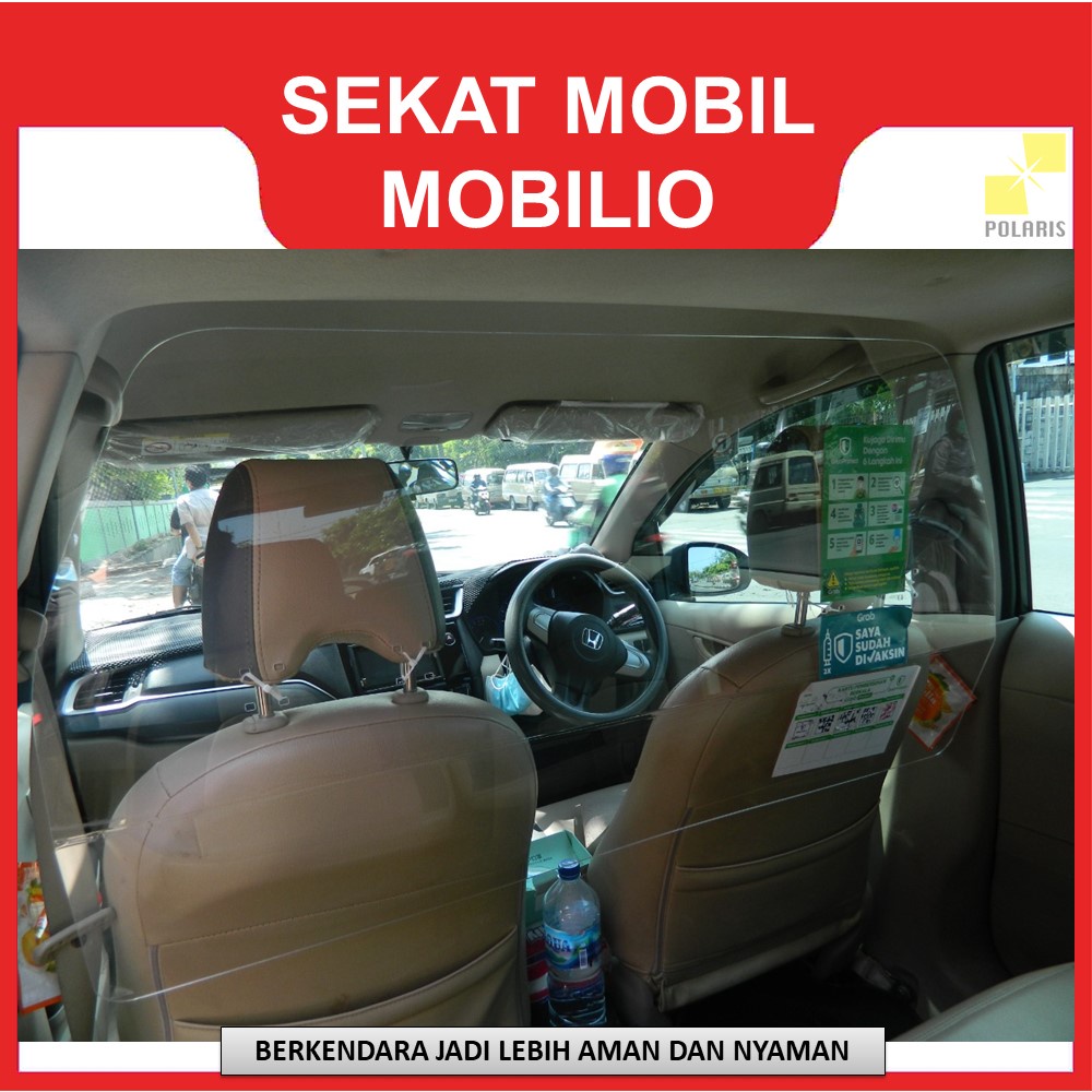 PARTISI MOBIL/SEKAT MOBIL/PENGAMAN COVID/PARTISI AKRILIK MOBILIO