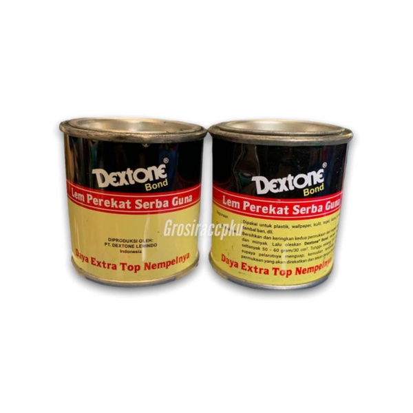 

Lem Serbaguna Dextone Bond Kaleng 100g