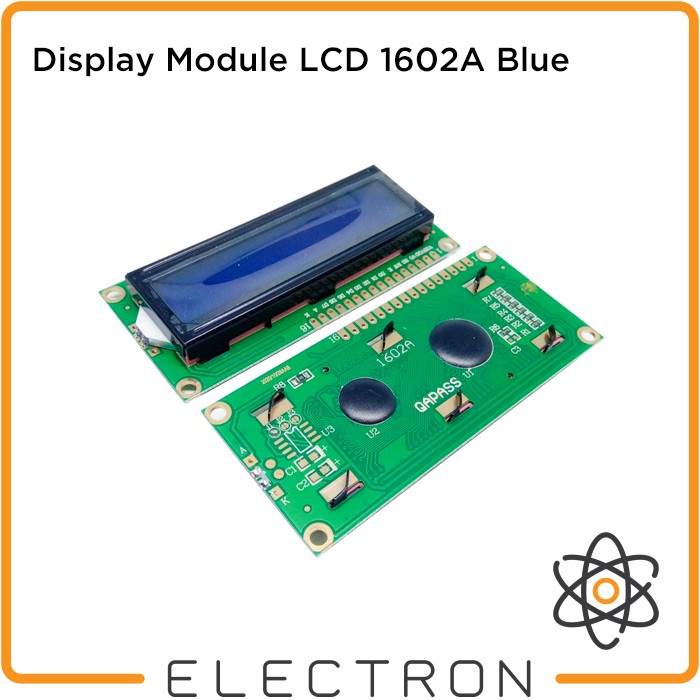 Display Module LCD 1602A Blue Biru Backlight 16x2 Karakter Arduino