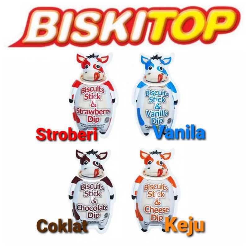 

Biskitop Biscuits Dip Sapi - Biskuit Stick n Dip Kemasan Sapi @28gr