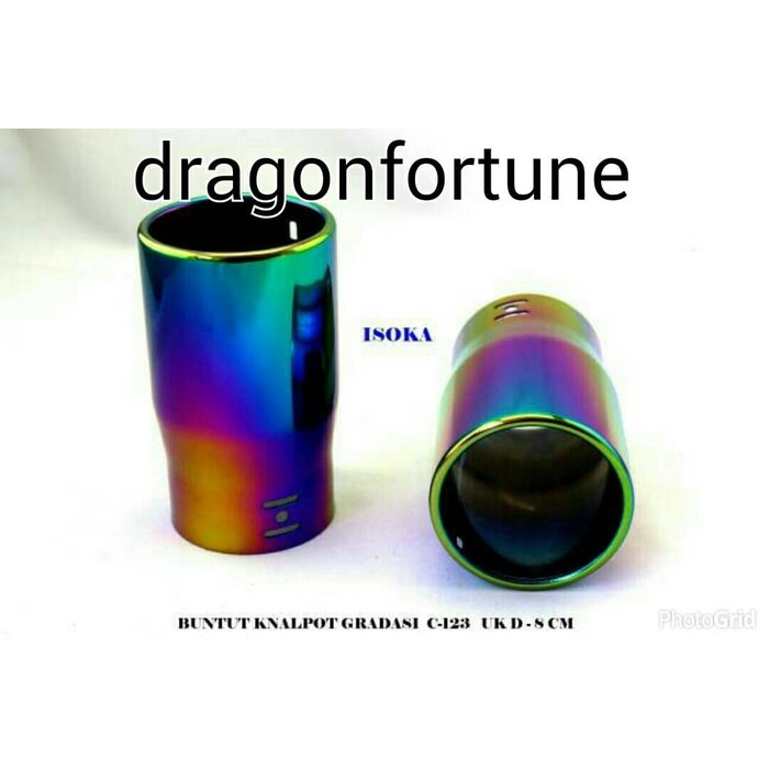 Muffler/buntut knalpot mobil CRV 8cm