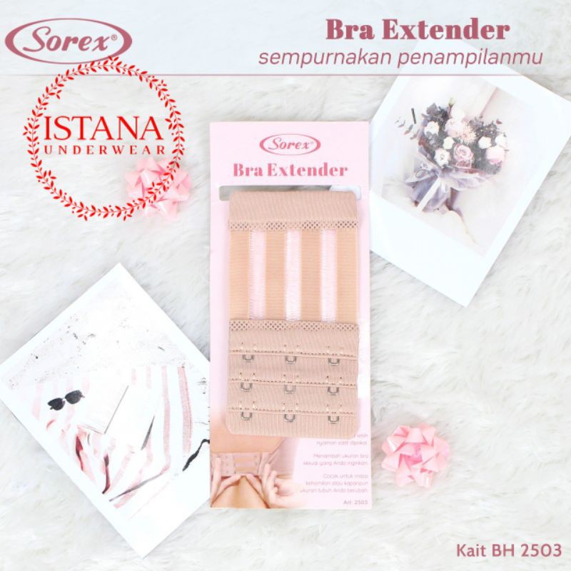 kait bh sorex / bra extension 2002 , 2502 , 2503 / penyambung kait bh