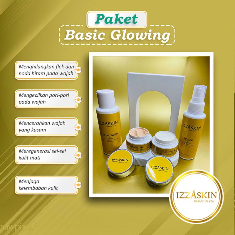 paket izzaskin brigthening glow